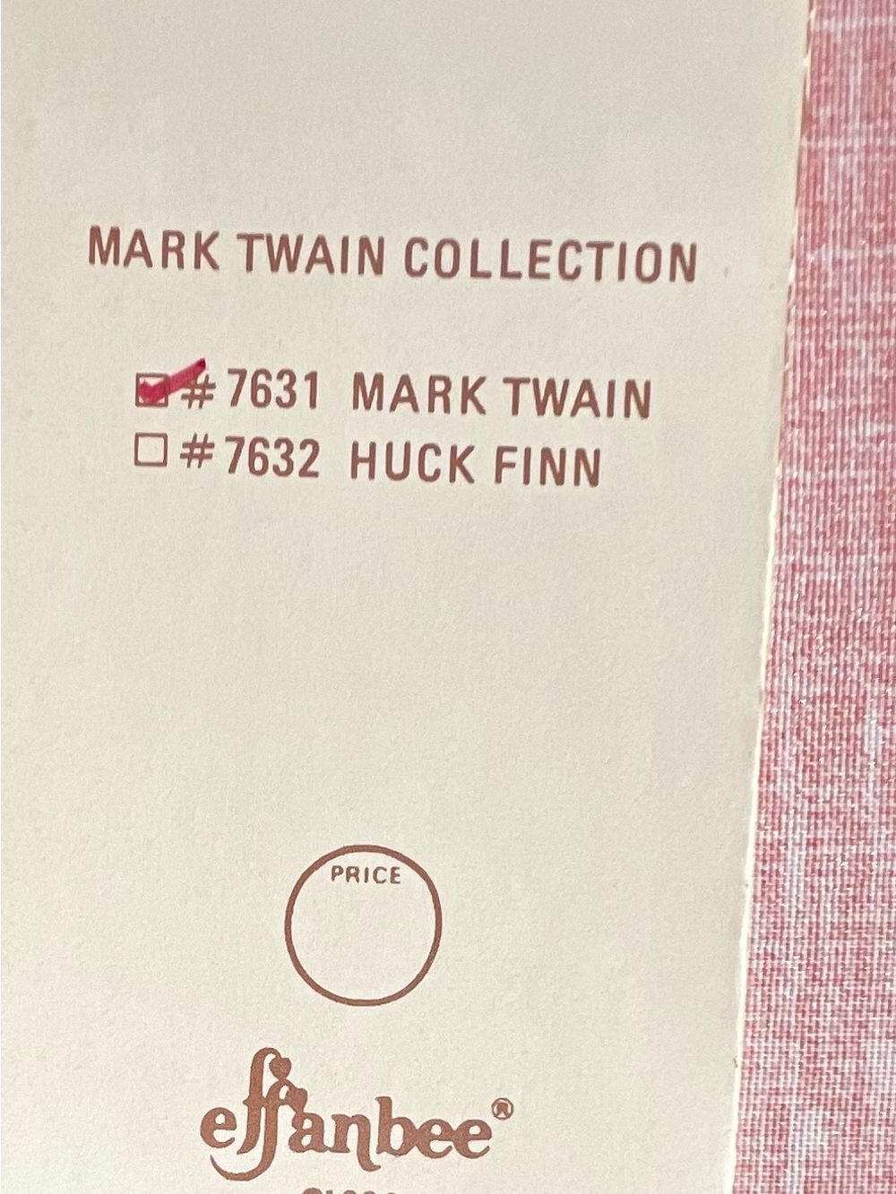 Effanbee Women's Top from the Mark Twain Collection in Pink/Red